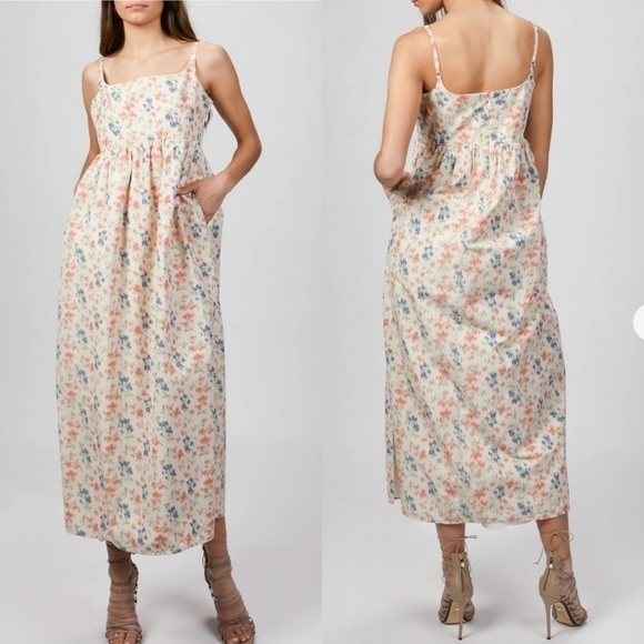 New Rebecca Taylor Emma Sleeveless Long Midi Dress In Multi Combo NWT Size 8 - Picture 7 of 17